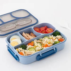 Compartment Bento <b>Box</b> Safe Materials Leak-Proof Heatable Eco-Friendly <b>Microwave</b> Freezer Dishwasher Safe - Product Image 5