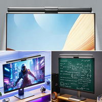 Barra de Luz LED Moderna para Monitor, de Aluminio, con Alto CRI 95+, Alimentación USB, Cuidado de la Vista, Luz de Escritorio para Computadora con Control Táctil CCT Regulable