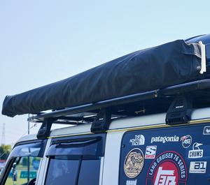 Expédition rapide 270 degrés aile de renard voiture tente de toit nouveau 3-4 personnes Camping et randonnée auvent produit - Product Image 1