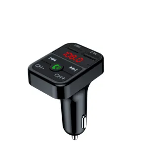 USB הכפול רדיו מודולטור לרכב 2.1a מטען, b2s FM משדר אלחוטי bt תואם דיבורית MP3 אודיו נגן מוסיקה