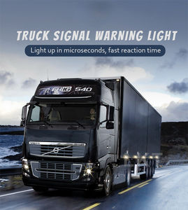 Lampe de pare-chocs arrière à LED bicolore à montage élevé pour feux arrière de frein à lentille transparente pour voitures/remorques/véhicules récréatifs Nouveau - Product Image 6