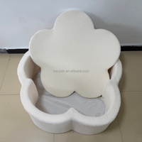 Piscine à balles en mousse souple en forme de fleur, piscine à balles pour enfants, piscine à balles pliable pour tout-petits, pour aire de jeux, garderie, école maternelle
