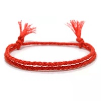 Amiu — bracelet en coton tissé pour le tibétain, cordon ajustable, coloré, vente en gros