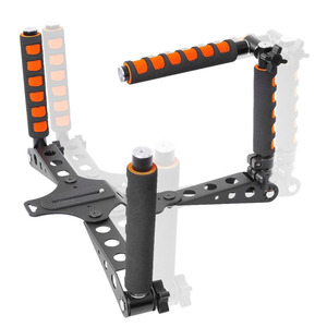 YELANGU Camera Shoulder Mount <b>Stabilizer</b> Dual Handgrips Aluminum Alloy DSLR Video Shooting Support - Product Image 3