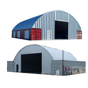 Quonset חינם מיכל כיסוי סגור קדמי פלדה בניין - Product Image 3