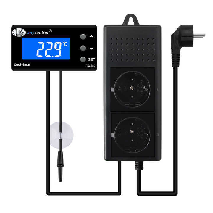 Digital Temperature Controller STC-1000 – 110-220V Thermostat For Aquarium, Heating, Cooling