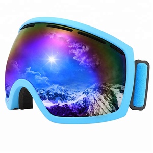 Alta calidad marco flexible sin marco gafas retro de esquí gogges elástico de esquí de nieve gafas Correa - Product Image 2