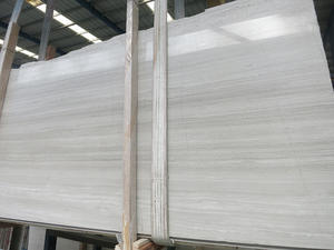 Chiva Stone Natural White Wood Vein Marble Grey Wood Grain Marble Slabs - Product Image 4