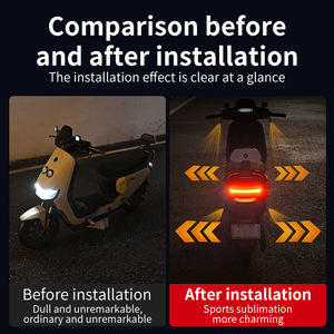 Offre Spéciale Flèche <span class=keywords><strong>Indicateur</strong></span> Clignotant Modification Led Bienvenue Projection LED Voyant D'avertissement pour Vélo Moto Voiture - Product Image 5