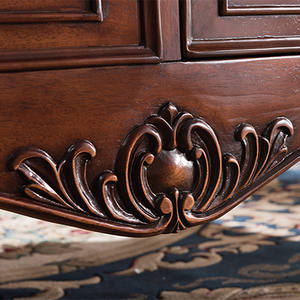 Tavolino <span class=keywords><strong>di</strong></span> <span class=keywords><strong>Lusso</strong></span> in Stile Classico Americano per Soggiorno con Cassetti Portaoggetti P263 - Product Image 5