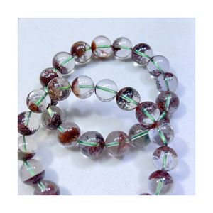 Pulseras de Piedras Preciosas de Grado AAA, Regalos 2026, Pulsera de Cuarzo Fantasma <span class=keywords><strong>Verde</strong></span> en Forma de Calabaza - Product Image 3