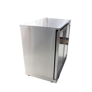 VICTORY KITCHEN MINI Armoire Réfrigérée Professionnelle en Acier Inoxydable à Double Porte pour Aliments et Vins, Capacité 300kg, Fournitures Hôtelières et de Restauration - Product Image 1