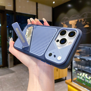 เคสดีไซน์ใหม่สำหรับ Apple <span class=keywords><strong>iPhone</strong></span> 18 <span class=keywords><strong>Pro</strong></span> Max/17 <span class=keywords><strong>Pro</strong></span>/16 Plus ระบายความร้อน Ice <span class=keywords><strong>Peak</strong></span> พร้อมที่จับแบบซ่อน ป้องกันการตกกระแทก - Product Image 1