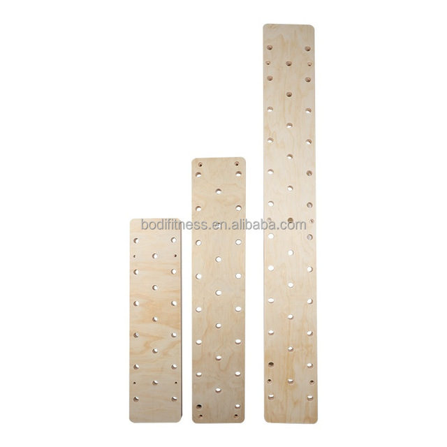 Wall Mounted Fitness Wooden Climbing Peg Board Workout Climber Hold Training Fingerboard Plywood Gym