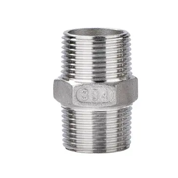 NPT Thread Stainless Steel Hex Nipple/ Hexagon Nipple SS304