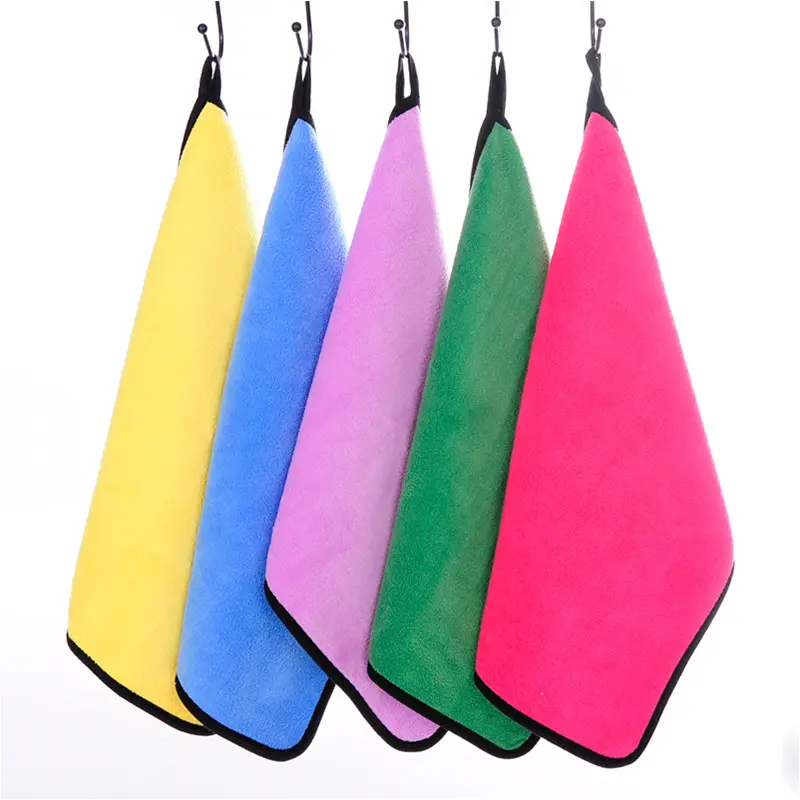 Customized Size Weight Super Absorbent Quick Dry Microfiber Glass Detailing Car Cleaning Towel