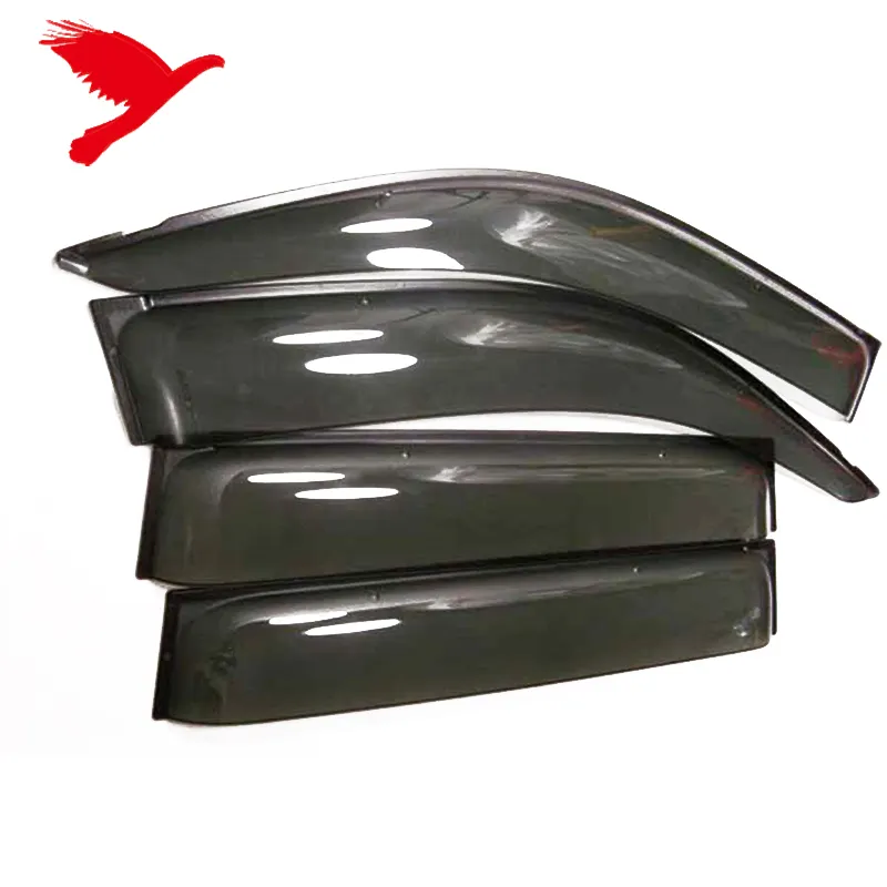 Visor delikleri Shades yan pencere rüzgar güneş yağmur Guard Toyota Land Cruiser Prado FJ150 2010-2023 için deflektörler