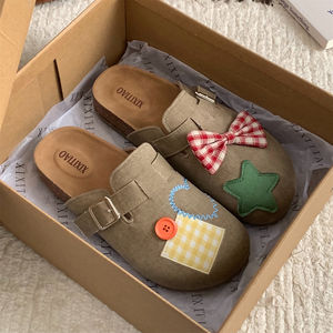 נעלי בית קשת xixitao לנשים סגורות-הבוהן מגלשות חיצוני ללא החלקה על נעלי בית עם תמיכת קשת - Product Image 5