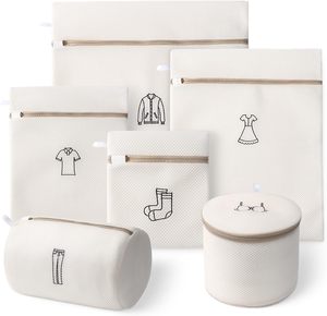 Bolsa de Almacenamiento para Baño con Cierre y Cordón de Alta Calidad, Fabricada con Malla Resistente, para Ropa Sucia - Product Image 4