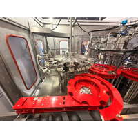Machine de remplissage CSD professionnelle 3-en-1, équipement de mise en bouteille de soda rotatif avancé pour usine de boissons de moyenne taille