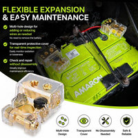 Bornes de batterie pour modification audio automobile transfrontalière, pinces de batterie, connecteurs de batterie pour amplificateurs, voitures, camions, bateaux