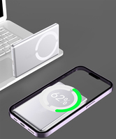 Banque d'alimentation sans fil 5000mah Powerbank Mini Ultra-mince en alliage d'aluminium magnétique Charge rapide pour téléphone
