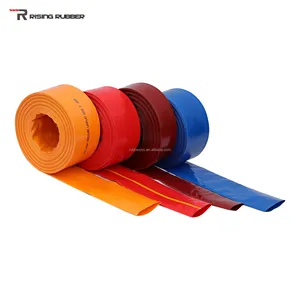 100m 3/4\" 12\" Inch High Pressure PVC Lay Flat Discharge Hoses Flexible Plastic Tubes Water Application Drip Agriculture