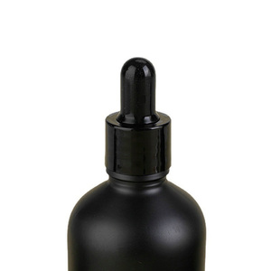 Envase de Vidrio Esmerilado Negro de 5-100 ml para Aceites Esenciales, Gotero de Vidrio de 5 ml, Envase Cosmético de Vidrio de 30 ml - Product Image 3