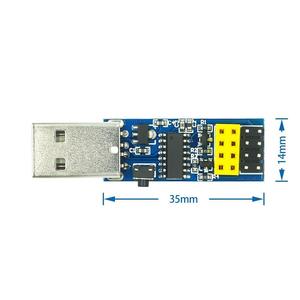 CH340C <span class=keywords><strong>USB</strong></span> ESP8266 ESP-01 ESP01S Prog WIFI Downloader Module Development Board Programmer Adapter - Product Image 1