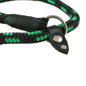 Correa y <span class=keywords><strong>Collar</strong></span> de Nailon Trenzado Resistente de Lujo para Perros, Ajustable, con Logotipo Personalizado - Product Image 4