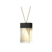 Diffuseur à bâtonnets sans BPA en verre 50 ml, huile essentielle premium, parfum longue durée 3 mois, fleur aromatique, cadeau de parfum d'ambiance pour la maison