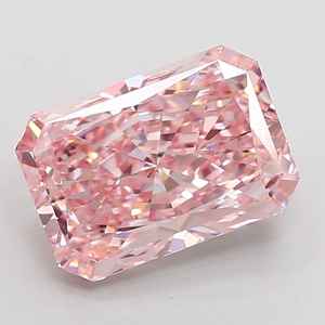 Premium 3.5 Carat Radiant Cut <b>Pink</b> VS1 Lab Grown Loose Diamond IGI Certified for Engagement Rings Custom Jewelry Designs - Product Image 1