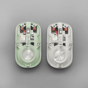 Nouvelle <span class=keywords><strong>souris</strong></span> cadeau portable rechargeable 2.4G BT bouton ergonomique en métal et silencieux sans fil avec coque amovible MW-002RM - Product Image 3