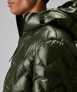 2025 invernale da uomo nuovo capospalla Slim di moda lucido leggero piumino con cappuccio da donna largo taglie forti con parka piumino - Product Image 3