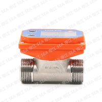 Débitmètre électronique à turbine DN25 SUS 1 pouce (25 mm) 20-280 L/min pour eau, affichage numérique LCD avec alimentation par batterie