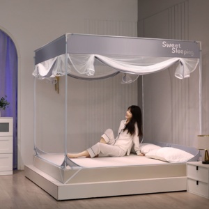 Thiết kế độc đáo nóng bán có thể gập lại muỗi <span class=keywords><strong>Net</strong></span> Lều dễ dàng sửa chữa muỗi <span class=keywords><strong>Net</strong></span> cho giường - Product Image 1