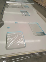Panneaux sandwich en fibre de verre Runwood Frp, panneaux composites isolés XPS PU pour toit et paroi de caravane, isolation thermique