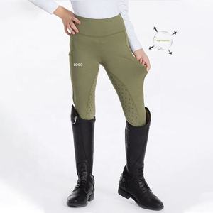 Pantalons d'équitation sur mesure en gros, pantalons d'équitation, culottes d'équitation, genouillères en silicone, taille haute, culottes d'équitation <span class=keywords><strong>pour</strong></span> hommes - Product Image 5