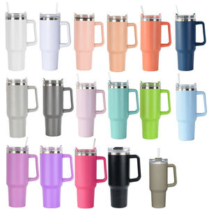 <span class=keywords><strong>Vaso</strong></span> Térmico Personalizado de Acero Inoxidable de 40 oz con Asa para Viaje - Product Image 6