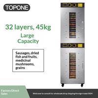 Commerciële RVS Voedseldehydrator voor Mango, Banaan, Ananas, Beef Jerky, Kruiden, Huisdiertreats - 1 Jaar Garantie