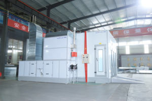 Cabine de peinture diesel certifiée CE avec éclairage <span class=keywords><strong>LED</strong></span> et filtres environnementaux à 3 étapes pour ateliers de carrosserie automobile - Product Image 2