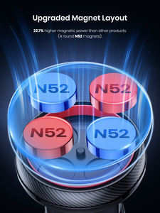 Topk D45-G <span class=keywords><strong>360</strong></span> độ xoay mạnh mẽ Magnetic Mount xe điện thoại di động chủ Air Vent đứng - Product Image 5