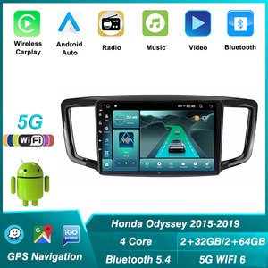 Nueva unidad principal Auto Radio 2 Din Android Car Radio para Honda <span class=keywords><strong>Odyssey</strong></span> 2015-2019 DVD Navegación Multimedia Estéreo <span class=keywords><strong>5G</strong></span>-WIFI Car Player - Product Image 4