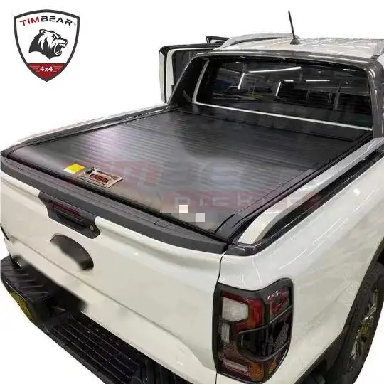 Accessori per camioncini 4x4 copriletto retrattile in alluminio copertura Tonneau per Ford Ranger Wildtrack Raptor