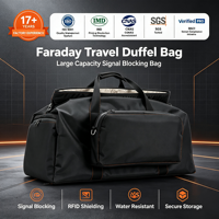 Sac Faraday imperméable de grande taille pour ordinateur portable et tablette avec blocage RFID, logo personnalisé, fabricant certifié ISO9001