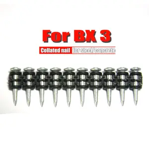 Direct Sales BX3 Collated Concrete Nails For Hilti Nail Guns 22mm 27mm Steel Nails For Concrete