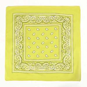 Fashion 18 Colors Paisley Printed Cotton Bandanas Recycled Bandana Square <b>Head</b> <b>Wraps</b> Kerchief Neck Scarf Novelty Cotton Bandanas - Product Image 3