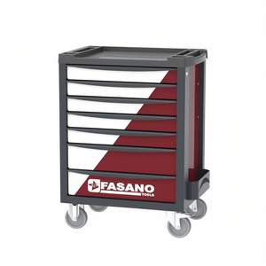 Fasano Tools 7 <b>Drawer</b> Rolling Tool Cart With Wheels For <b>Workshop</b> Storage - Product Image 2