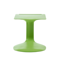 Bureau d'ordinateur portable en plastique écologique en forme de Z, léger, avec fente pour appareil, table d'étude monobloc pour salon