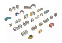Système de cloisons de bureau modulaires en bois massif et tissu, facilement assemblables, pour une intimité personnalisée et une organisation optimale des espaces de travail.